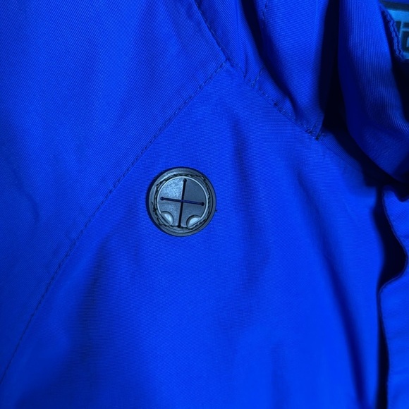 Denali Rain Jacket Mens Blue Size Large Waterproof Breathable Rainwear - Picture 2 of 13